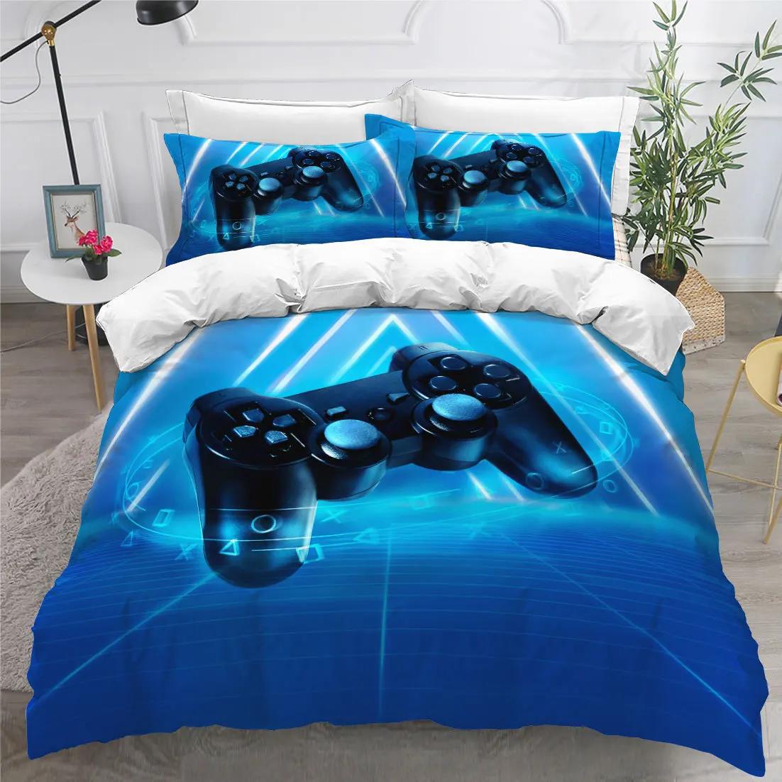 

Galaxy Universe Gaming Comforter Cover Twin Size ,Gamer Duvet Cover Sets For Boys Used To Gamer Room Decor,Teens Video Equipment EU single(135x200cm)