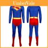Superhero Cosplay Jumpsuit With Polyester Fabric For Stage Performances And Adults
