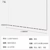 W2557 Staircase Chandelier Novelty LED Aluminium long strip lamp For Hotel Hall Parlor bamboo Light Dining Room combination Lamp