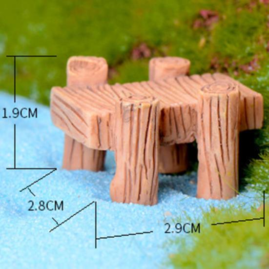 Harz Brücke Mini Miniatur Fee Garten Figuren Landschaft Moos Ornament Dekor