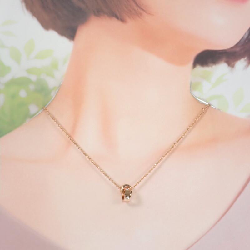 Bvlgari 354028 Halskette K18 Roségold/Diamant Damen