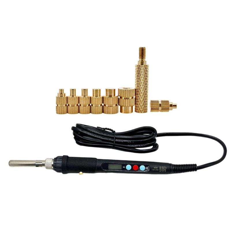 Strong Heat Activated Fasteners with Not Coating Threaded Inserts set for Circuitry Maintenance & DIY Projects