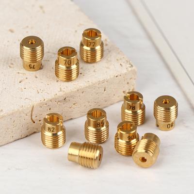 10 Piezas Chicles Moto Carburador Chicle de Aire Lento Para Gx140 Gx160 Gx200 Gx390 212Cc Mini Moto Go Kart Fcr Chicles Principales Chicle Carburador Boquilla de Combustible