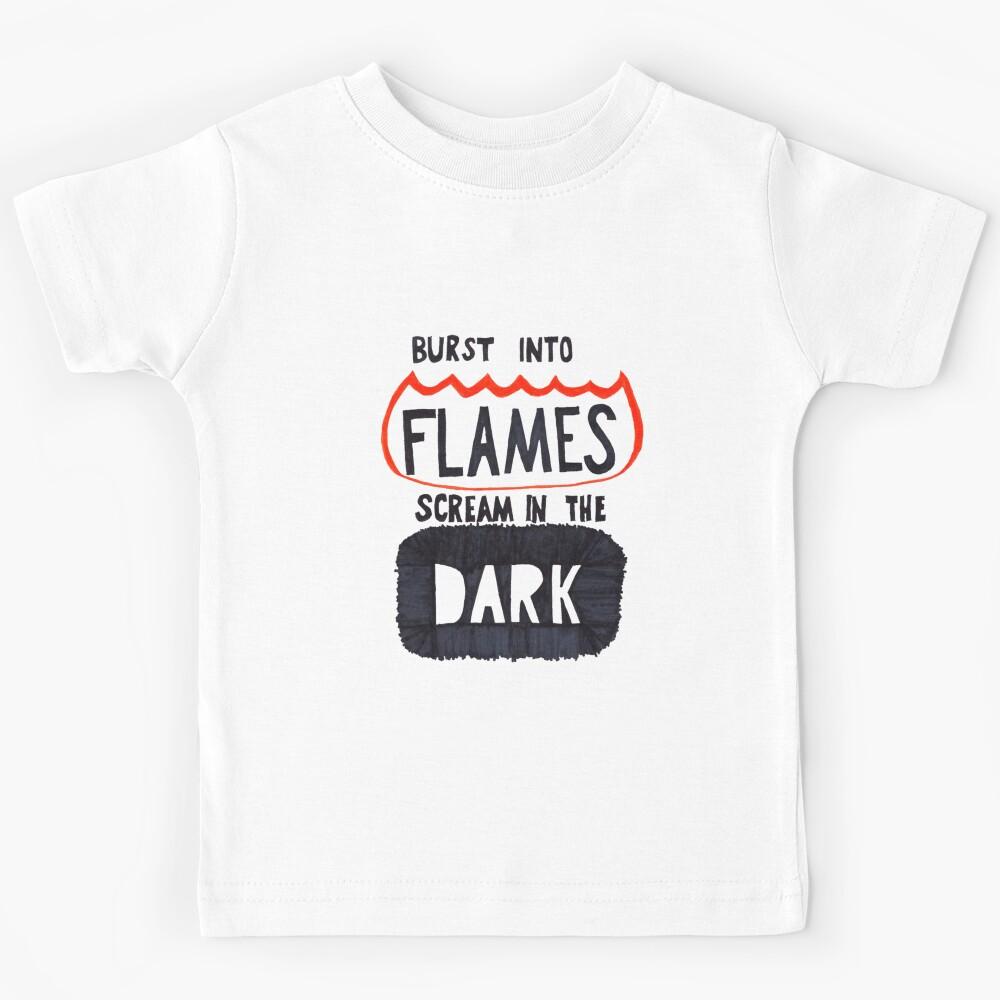 burs in to flames Kids T-Shirt 130
