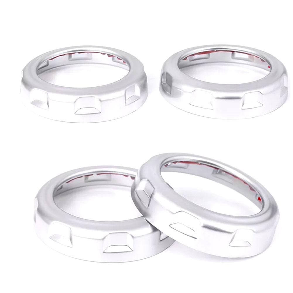 Car Rear AC Outlet Vent Ring Cover Trim Sticker For Land Rover For Discovery 4 For LR3 2009-2016 Car AC Vent Trim Ring