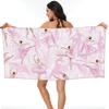 Ballet Dance Makes Me Free Ballerina Dancer Beach Towel Soft Microfiber Quick Dry Absorbent Quick Towels For Yoga