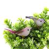 24pcs Simulation Bird Ornament Colorful Exquisite Lifelike Mini Artificial Foam Bird Decoration for