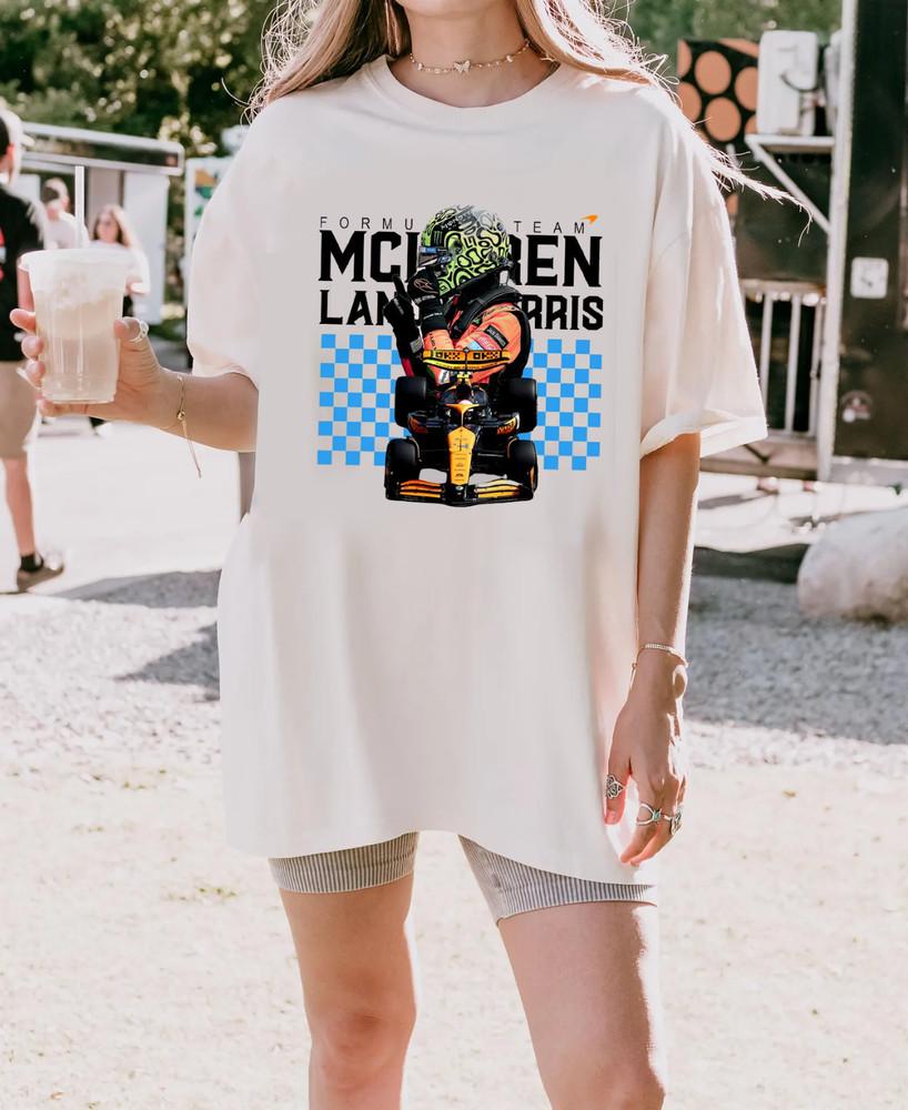 Vintage 90s Graphic Style Lando Norris T-shirt, Lando Norris Bootleg Rap Shirt Unisex T-Shirt S