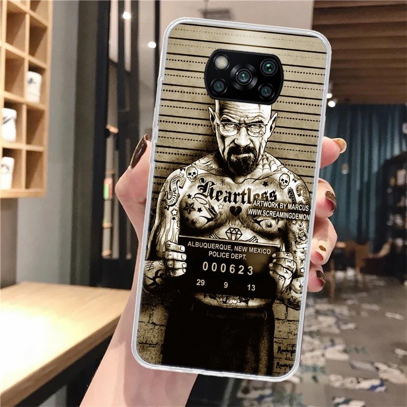 Breaking Bad TV Soft Phone Case For Xiaomi Poco X3 Pro X7 X6 X5 X4 NFC F6 F5 M5S M4 M3 F4 Gt F3 F2 F1 M2 Fundas Cover Poco X3 Pr