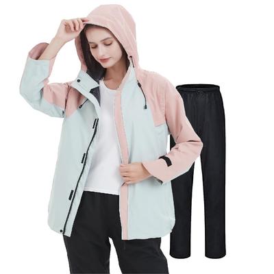 TopKylin Rainwear Rain Rain Rain School Women's Raincoat, Set, Suit, Golf, Gear, Windbreaker, Jacket, Outdoor, Cycling, Commuting,