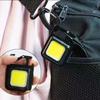 Super Bright MINI COB Keychain Flashlight Charging Lamp Camping Lights with Magnet 4 Lighting Modes for Camping Home
