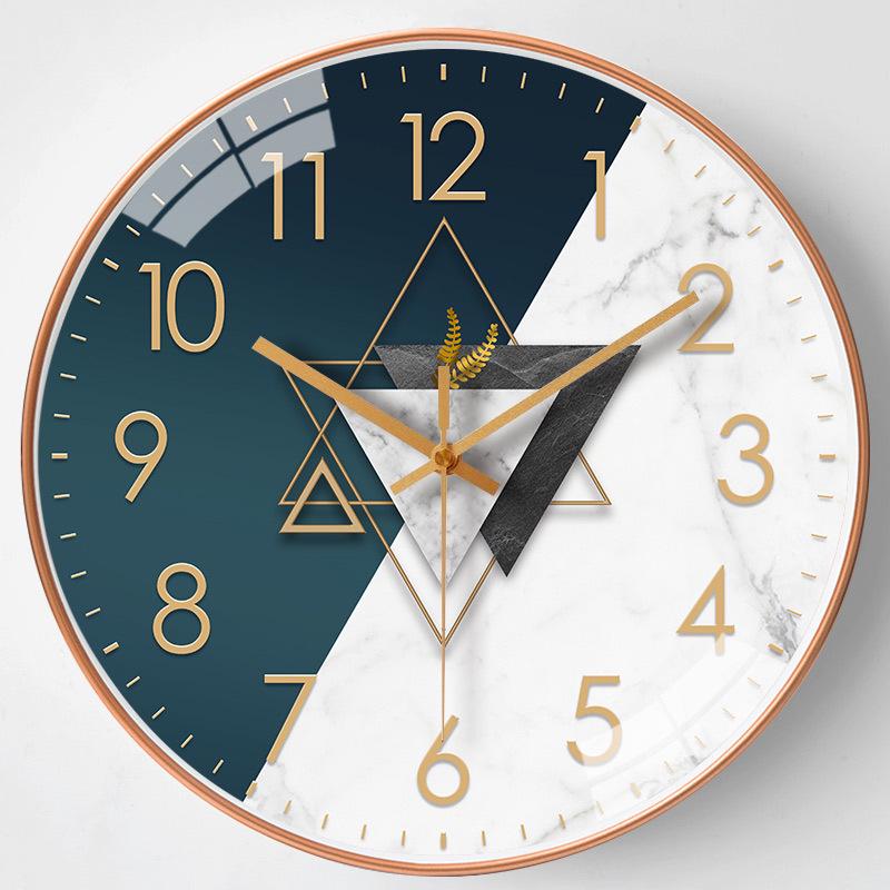 12-Inch Minimalist Light Luxury Wall Clock - Silent Decorative Clock for Home, Living Room or Bedroom