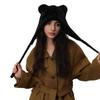 Personalized Hairy Cute Warm Winter Ear Cap Stylish Simple Student Cat Ears Knitted Cold Hat Female