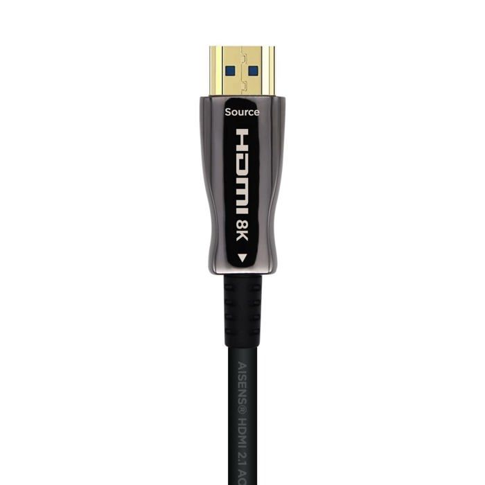 HDMI kabel V2.1 - AISENS - A153-0521 - Ultra vysoká rychlost 48 Gb/s - 8K60Hz 4K120Hz - 50m černý