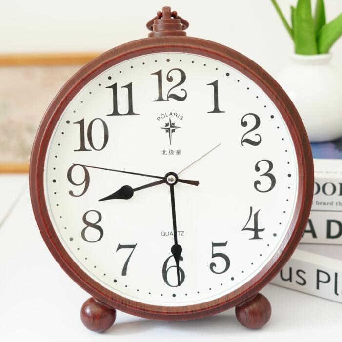 Polaris Senior Man Silent Alarm Clock Big Digital Home Clock Modern Simple Student Desktop Living Room Bedroom Desk Clock
