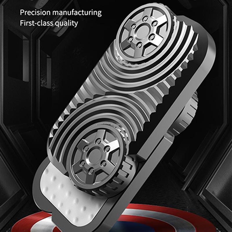 EDC Tactile Slider Everyday Metal Stress Relief Toy Infinite Magnetic Stress-Relieving Slider ADHD Toy Fun Office Gadget Gift
