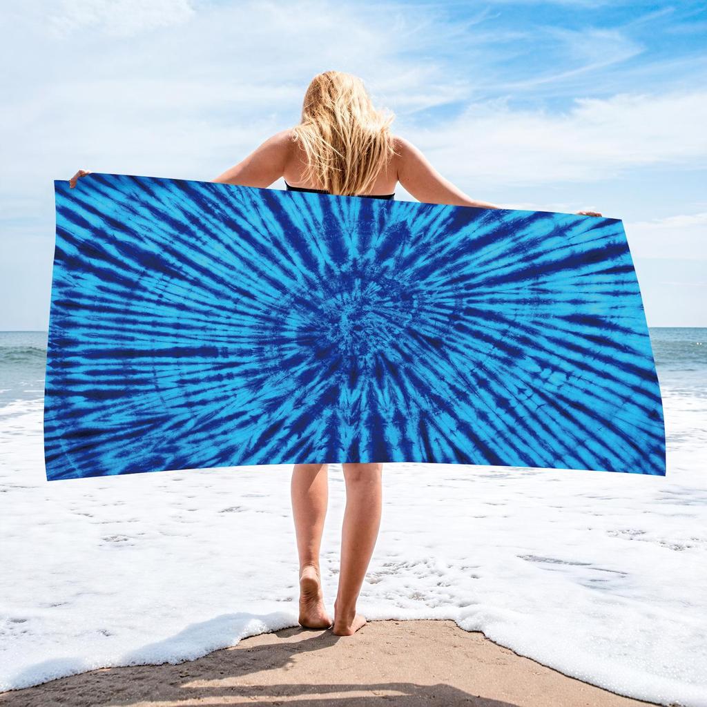 70x140 Microfiber Custom Printed Beach Towel - Absorbent & In Stock