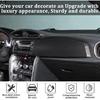 Center Console Navigation Panel Compatible with Toyot@ 86/Subaru BRZ/Scion FR-S 2012-2020 Center Console Dash Cover Navigation Frame Cover Decorative