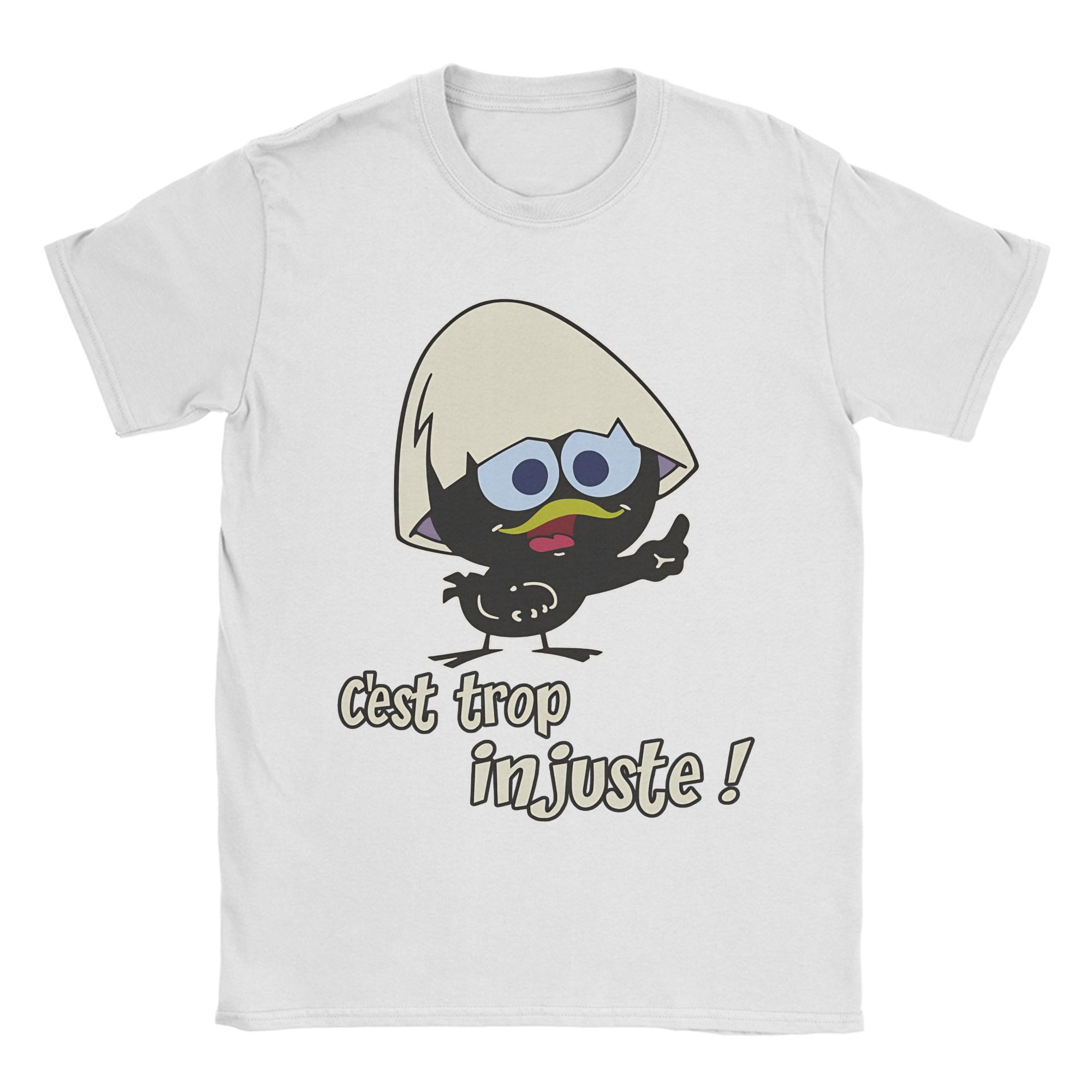 

Calimero This Is My Happy Face Apparel Unisex T Shirts Cotton Tee New Arrival T-shirt Clothing 4XL