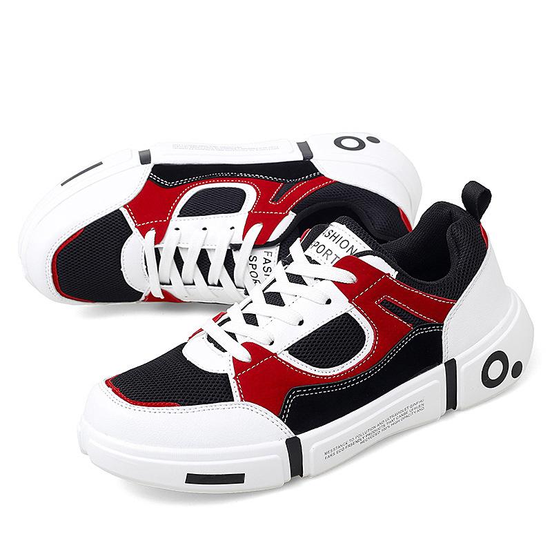 Sapatos Vulcanizados Masculinos Verão Respirável Leve Tênis Masculinos Moda Malha Cadarço Confortáveis Tênis Casuais Masculinos