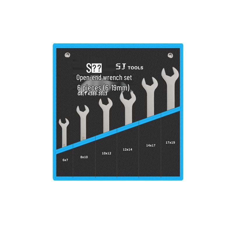 Shangjiang Double-Ended 12mm Stainless Steel Open-End Wrench