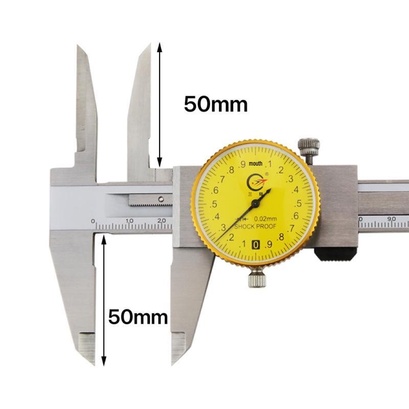 Extended Jaw Digital Vernier Caliper 0-150mm for Deep Hole Inner Diameter Measurement