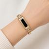Pulseira Metálica de Reposição com Aro Loop para Acessórios de Smartwatch Google Fitbit Air