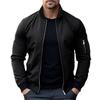 Vestes pour hommes Couleur unie Bomber Veste Manteau Affaires Hommes Manteaux Coupe-vent Hommes Fermeture Éclair Coréen Basique Streetwear Hauts