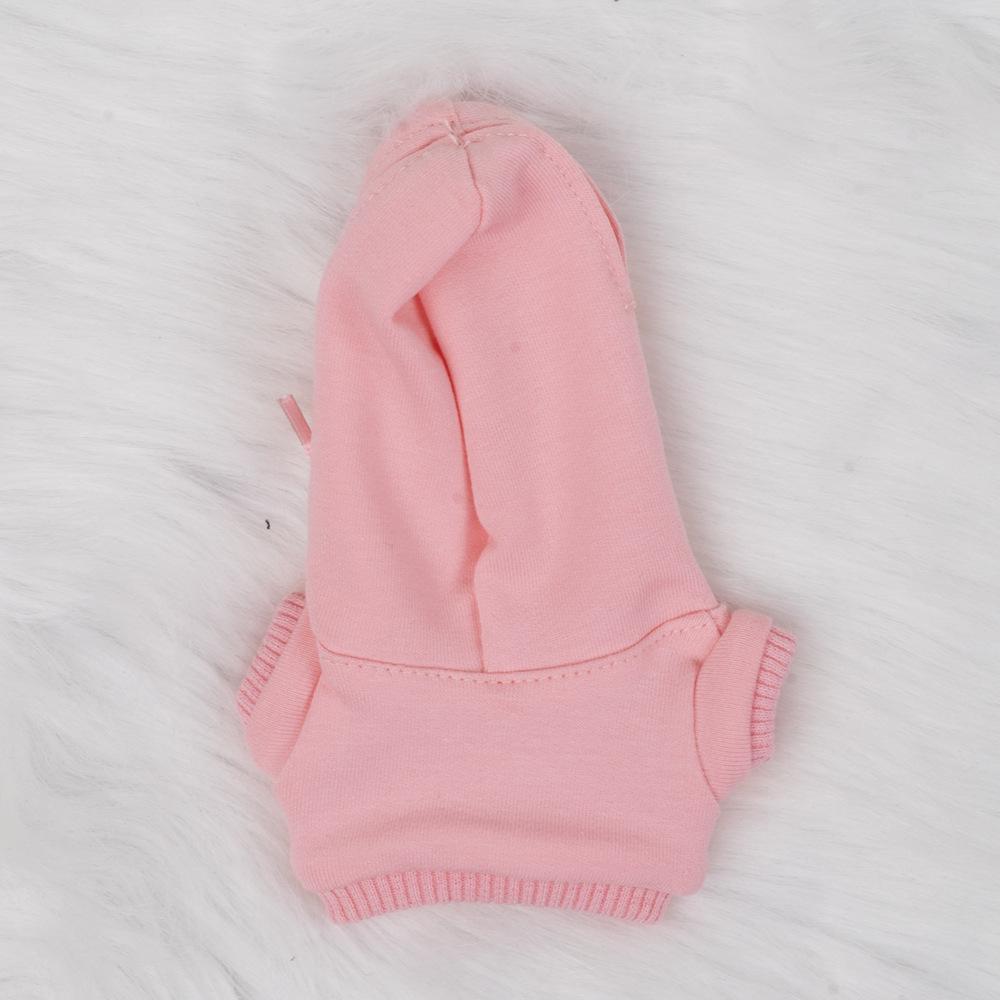 17CM Labubu Macaron Hettegenser: Allsidig, Søt, Genser med glidelås til dukker