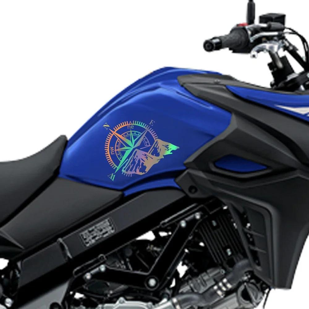 Car Compass Mountain Style Sticker Reflective Vinyl Decals Motorcycle Truck Offroad Moto Window Vinyl Auto Tuning Accessories