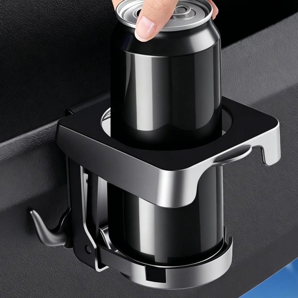 Universal Car Beverage Holder Foldable Drink Storage Rack Universal Auto Cup Mount Motorcycle Use