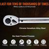 Torque Wrench, 1/2-inch Drive Click Torque Wrench 20-250ft.lb/34-340n.m, Dual-Direction Adjustable Torque Wrench Set, Mechanical Dual Range Scales