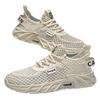 Mesh-Herrenschuhe, Sommer, atmungsaktives Mesh, täglich, vielseitig, lässig, dicke Sohle, einfarbig, Sportstil, neue trendige Herrenschuhe