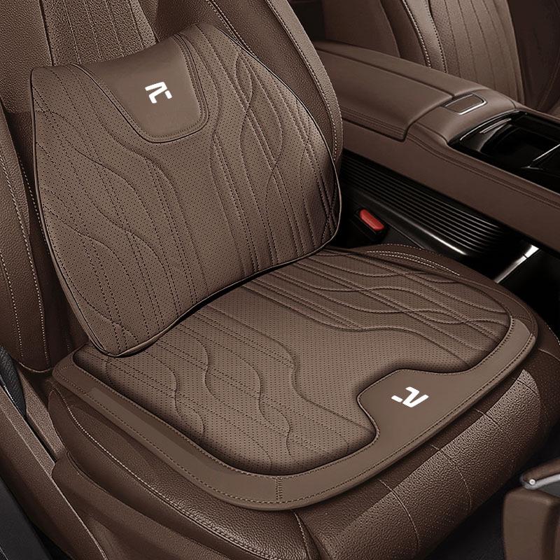 Feifan Car Headrest with Lumbar Support: Memory Foam Neck and Seat Cushion