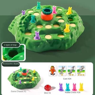 Mrkvová králičí past Stolní deska Obranná hra Výzva Rodič-dítě Rodinná párty Interaktivní Vzdělávací Puzzle Puzzle Hračky Dárky