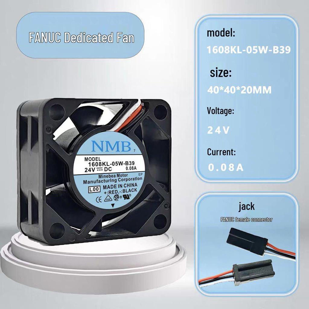 NMB 1608KL-05W-B Series 24V Fan for FANUC