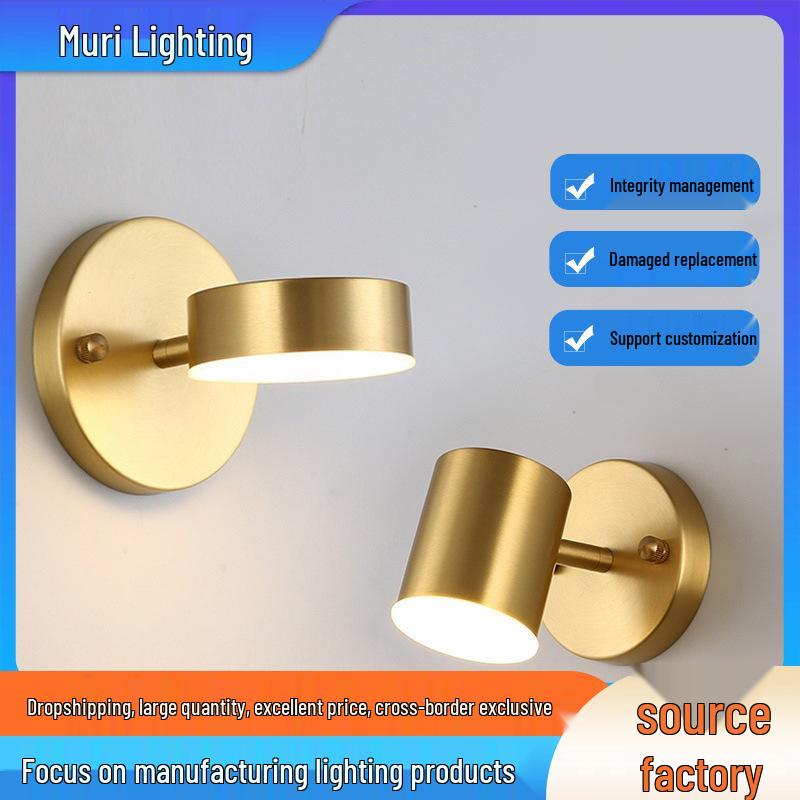 Minimalist Luxury Wall Lamp for Corridor, Hallway, Bedroom, Mirror Front, and Bedside.