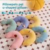 Cat U-shaped Cervical Spine Protection Pillow, Deep Sleep Throw Pillow, Soft and Comfortable Cat Toy, Plush Pet Supplies