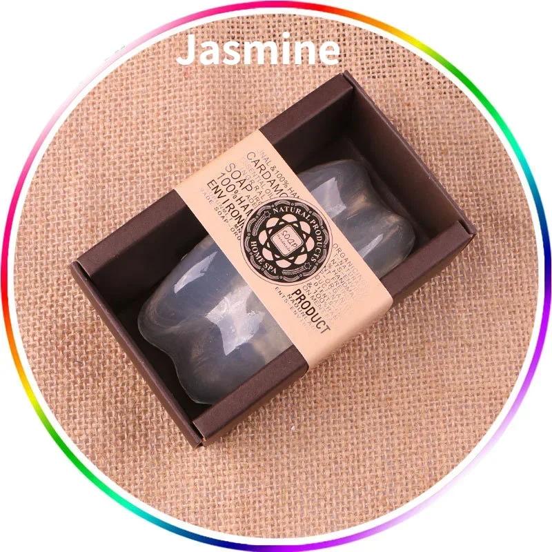 130g Goat Milk Soap Essential Oil Soap for Bamboo Charcoal,Papaya, Sandalwood, Honey, Lemon, Coffe ,Lily