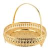 Alloy Dessert Plate Round Cake Plate Platters Fruit Tray  Living Room