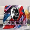 Custom Name SC Freiburg Flannel Blanket, High Quality Comfortable for All Seasons, Home Decor, Warmth and Comfort