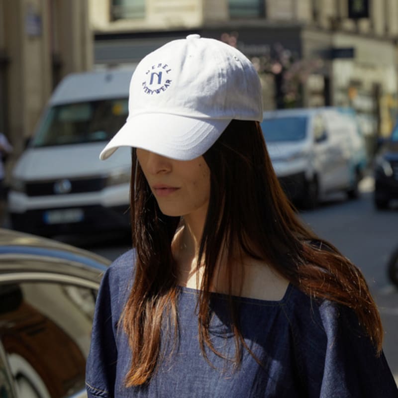 

NEBELEVERYWEAR Logo ball cap_white free