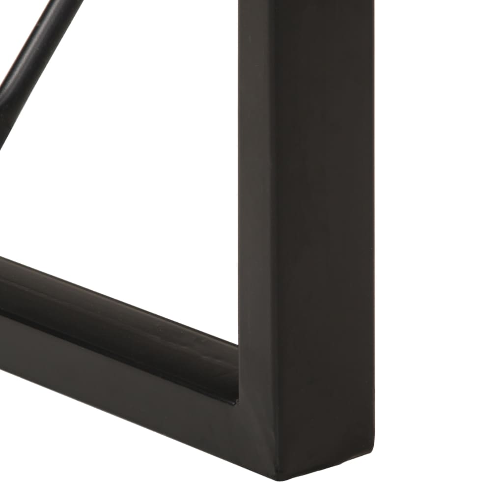 Dining Table 120x55x76 cm Rough Mango Wood