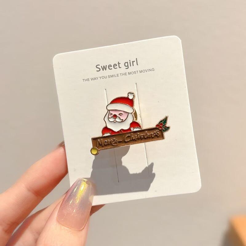 Рождественский набор металлических брошей (3-Pack)