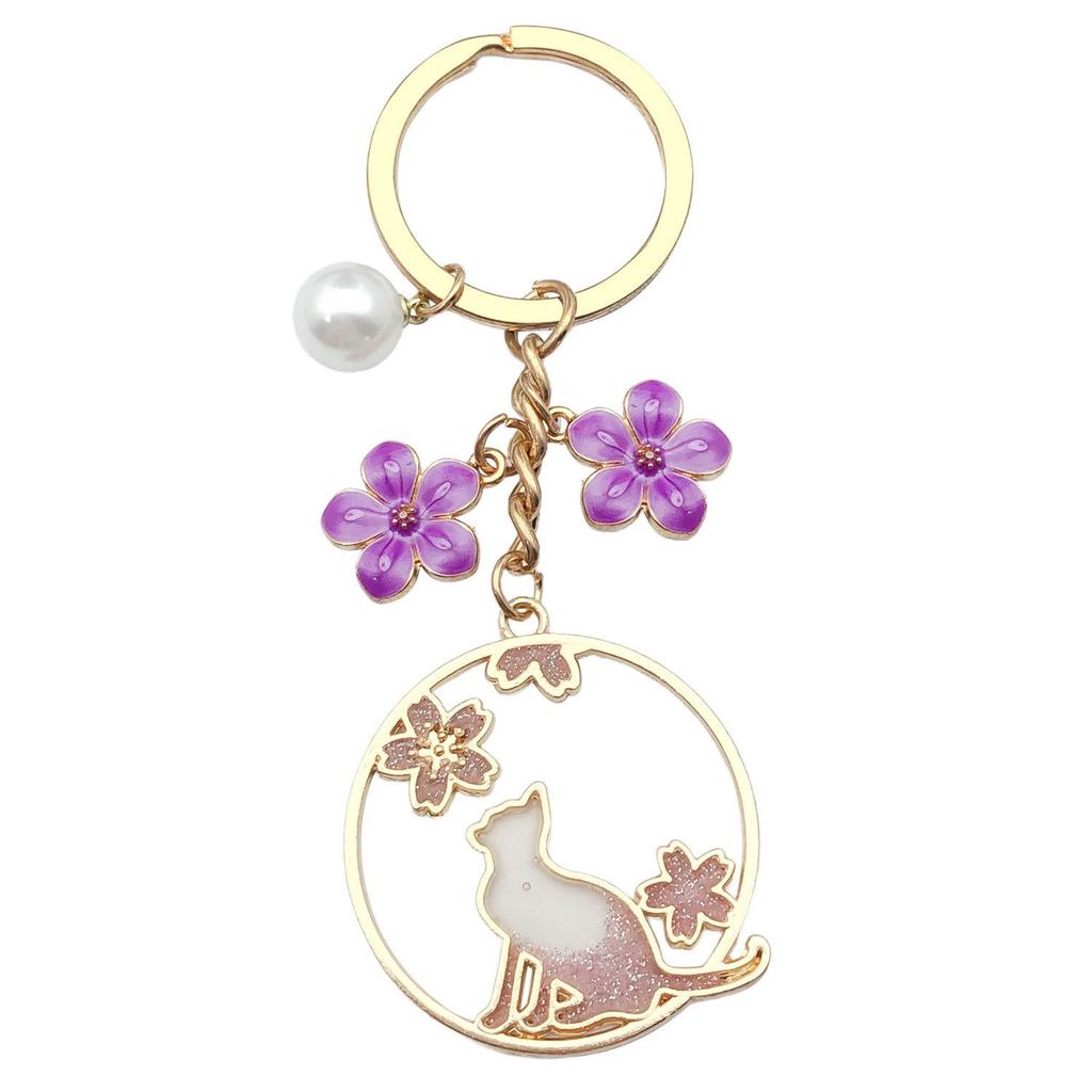 Cute Kitten Cartoon Keychain Pendant - Anime Backpack Decoration & Gift