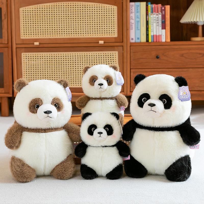 Cute Bubble Panda Doll Plush Toy Girl Bed Sleeping Doll Warm Heart To Accompany Girlfriend Birthday Gift