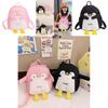 Unisex Kids Backpack With Cartoon Penguin Design And Lightweight Nylon For School Or Daycare