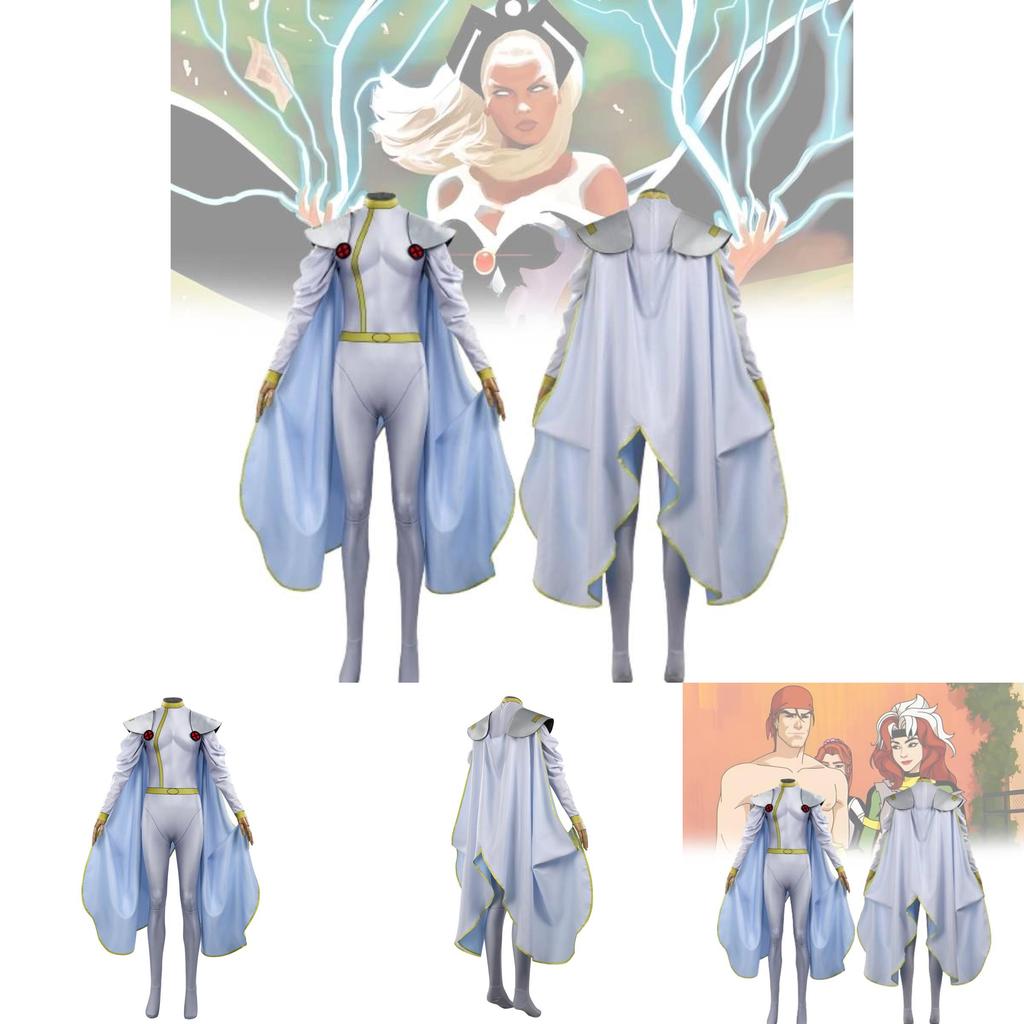 Xmen97 Storm Cosplay Costume Full Set Unisex Fantasy Streetwear Polyester Blend