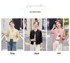 2025 Spring Women's Stand Collar PU Leather Short Jacket - Petite Casual Style Z88096