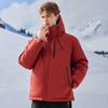 Mens Winter Hooded Down Jacket Warm Thick Casual Outdoor Parka Youth 85-90% White Duck 600 Fill Power